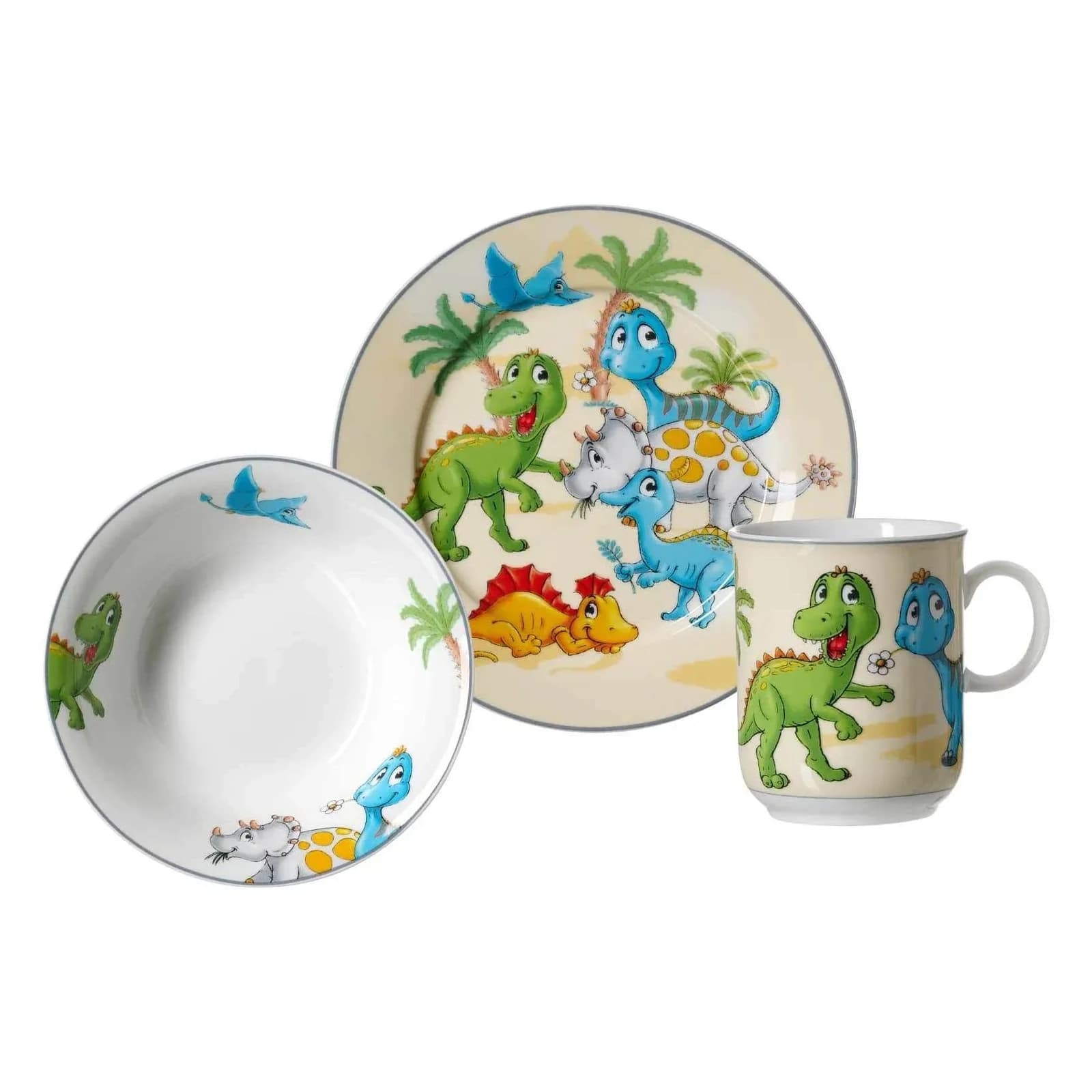 Ritzenhoff & Breker Kindergeschirr Set DINO 3-teilig