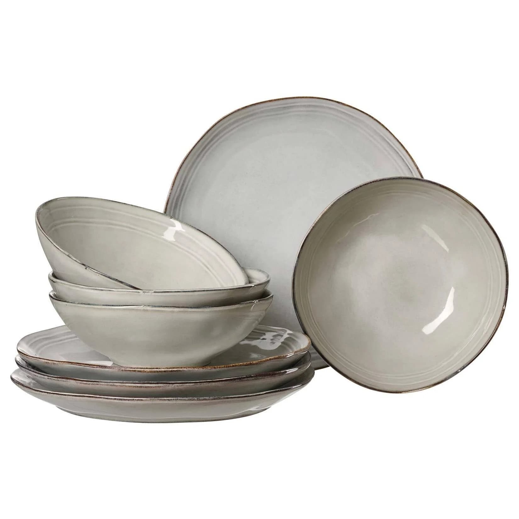 Ritzenhoff & Breker Tafel-Set Kendra 8-teilig (4 Personen) Reaktivglasur