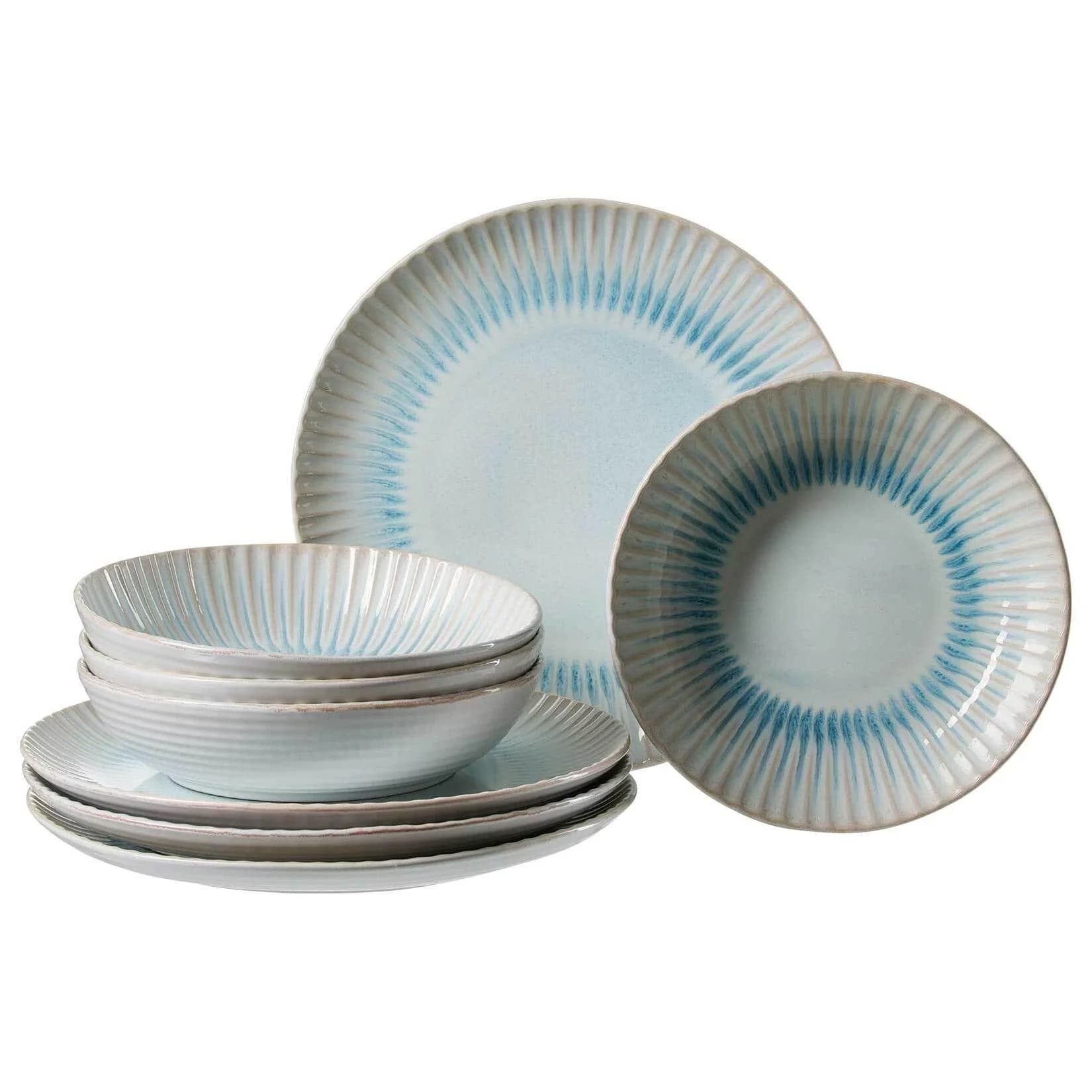 Ritzenhoff & Breker Tafelservice Mira 8er Set Blau/Beige
