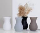 Ritzenhoff & Breker Vase Annalena 18 cm Schwarz Matt Glas Bild 1