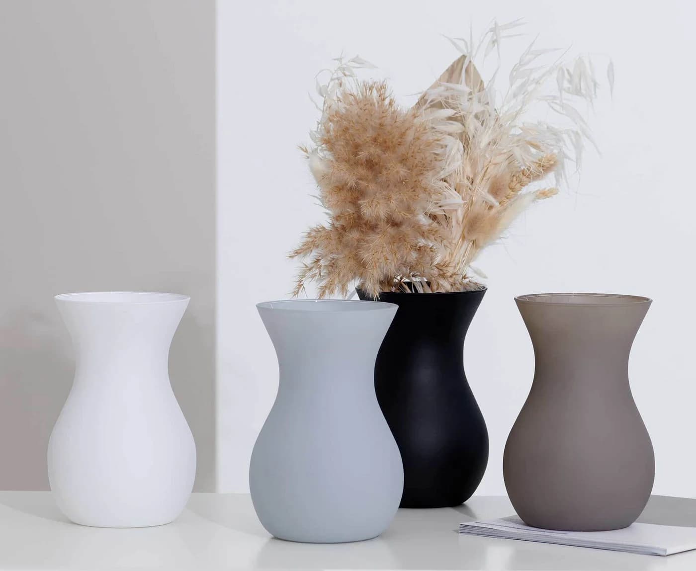 Ritzenhoff & Breker Vase Annalena 18 cm Schwarz Matt Glas