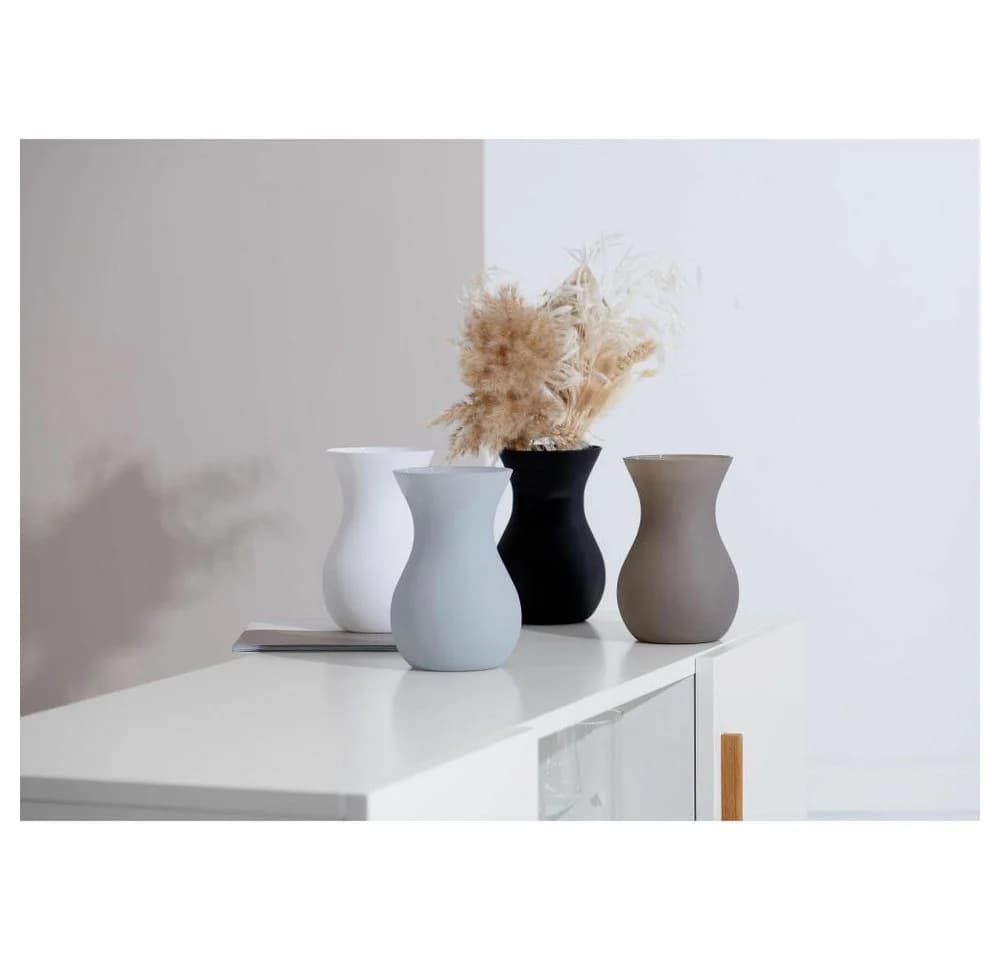 Ritzenhoff & Breker Vase Annalena Weiß Matt Glas