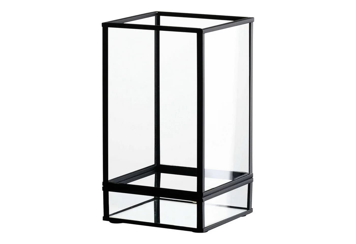 Ritzenhoff & Breker Windlicht Nero Schwarz Eisen Glas