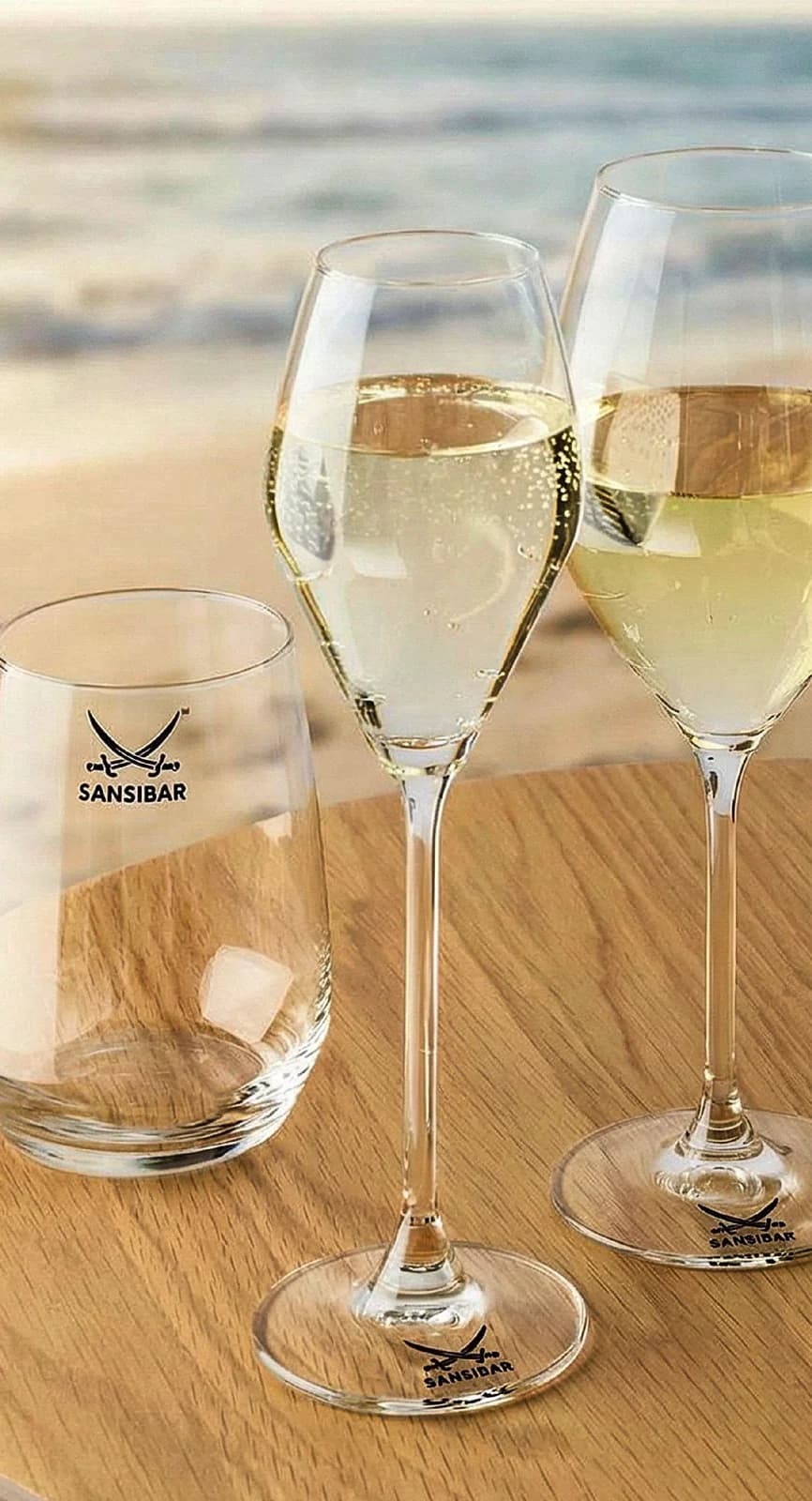 Sektglas SANSIBAR Weiß 200 ml