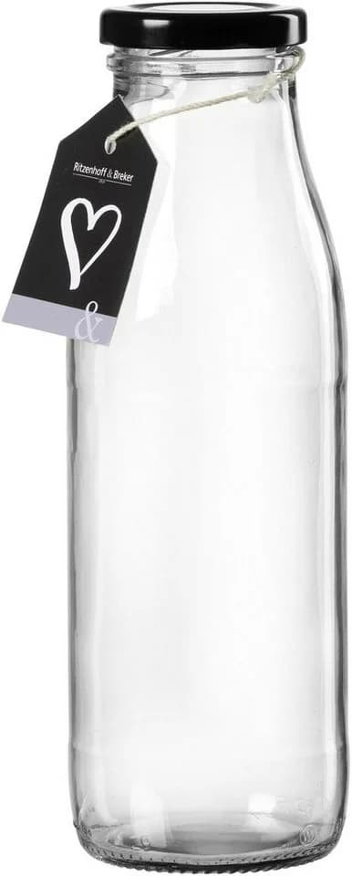 Ritzenhoff & Breker Vorratsglas Milchflasche Mara 500 ml transparent