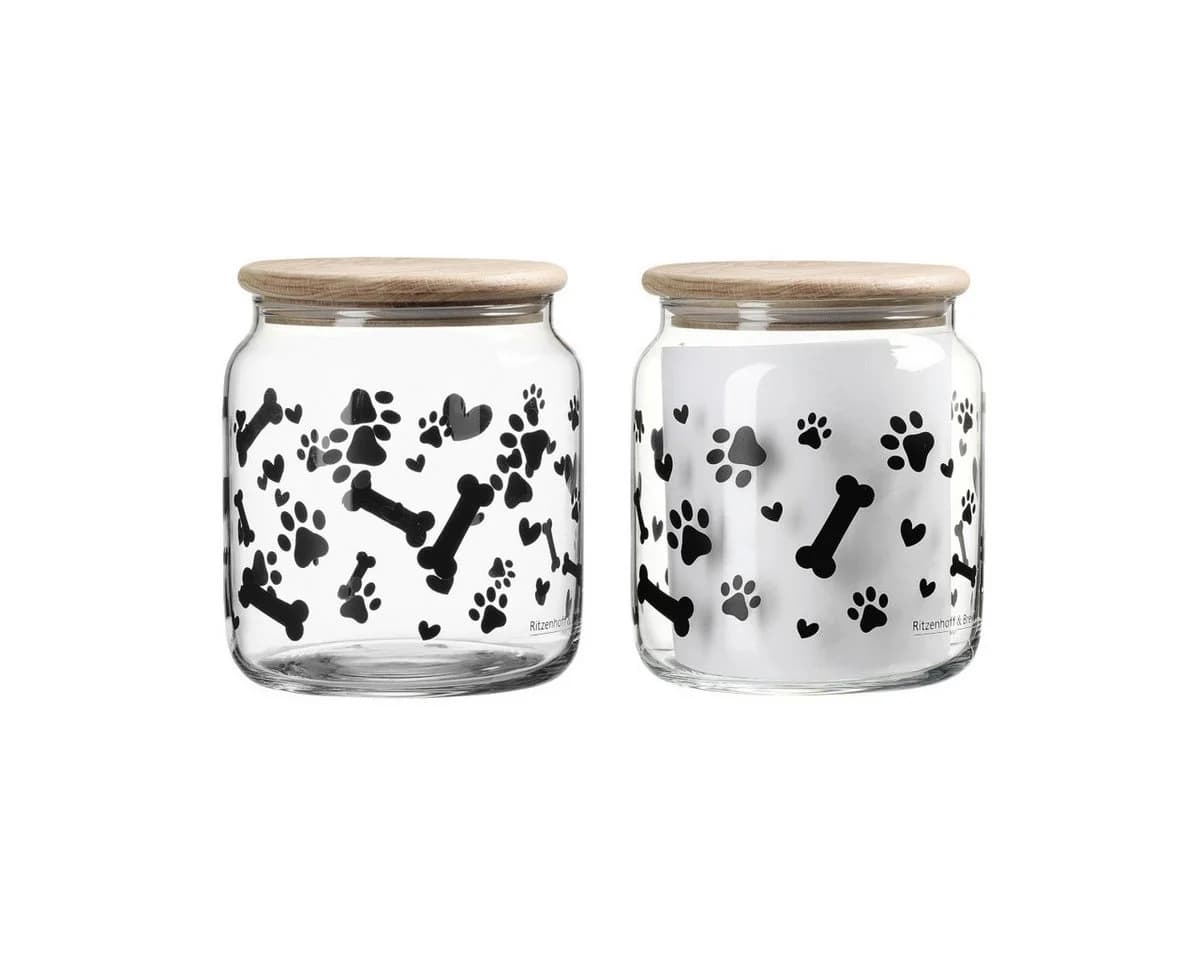 Ritzenhoff & Breker Vorratsglas Mika Dog transparent mit Holzdeckel - Bild 2