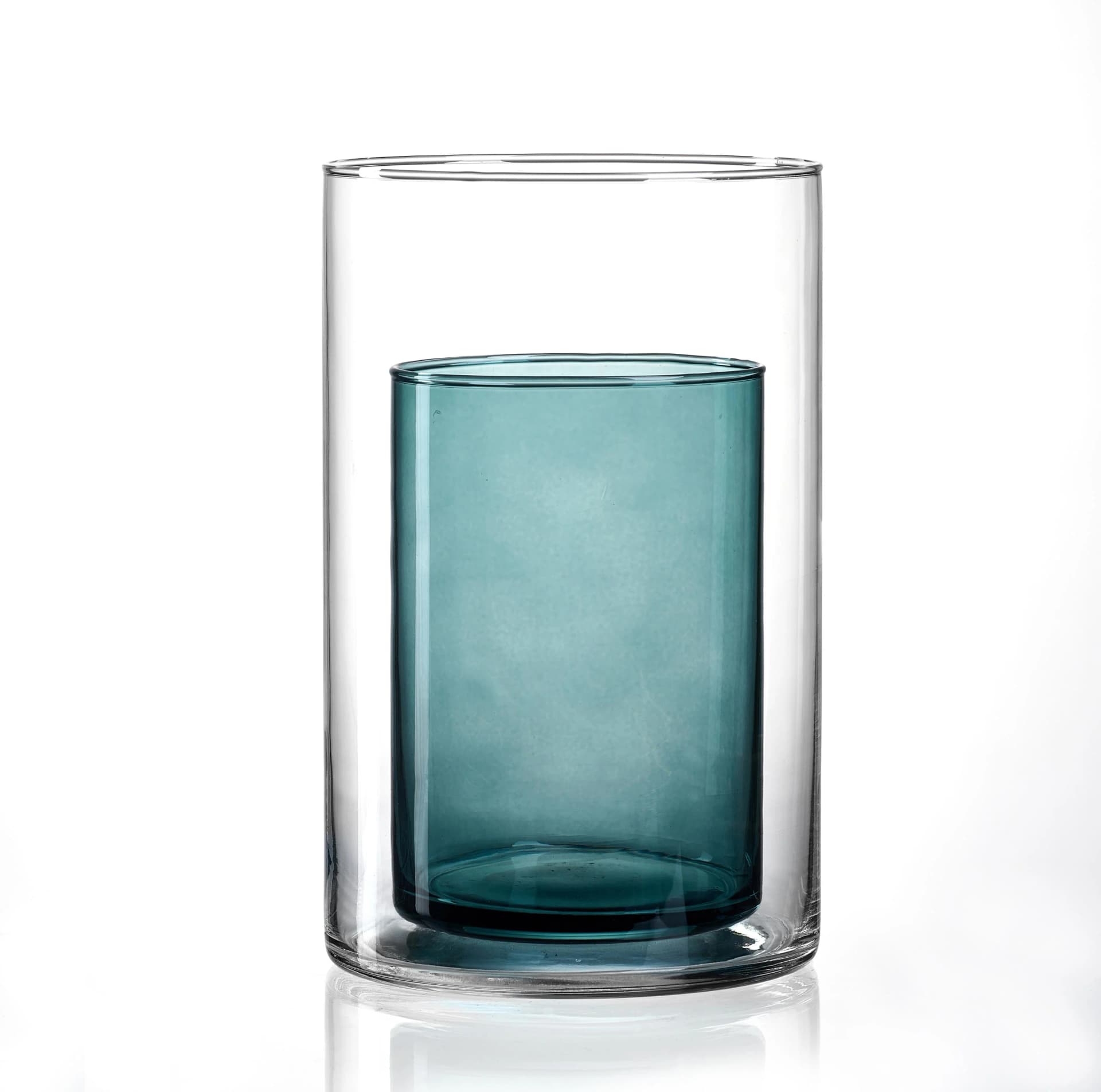 Ritzenhoff & Breker Windlicht DUO 2-teilig Glas Blau Türkis Grün