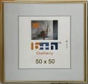 Oslo MasterLine Bilderrahmen 50x50 cm Gold Matt Kunststoff Bild 2