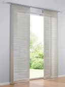 HEINE HOME Schiebegardine Grau Klettschiene Streifen Bild 2