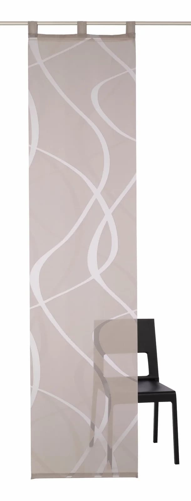 Schiebegardine NEUTEX FOR YOU "Rumbek" Grau Scherli Polyester