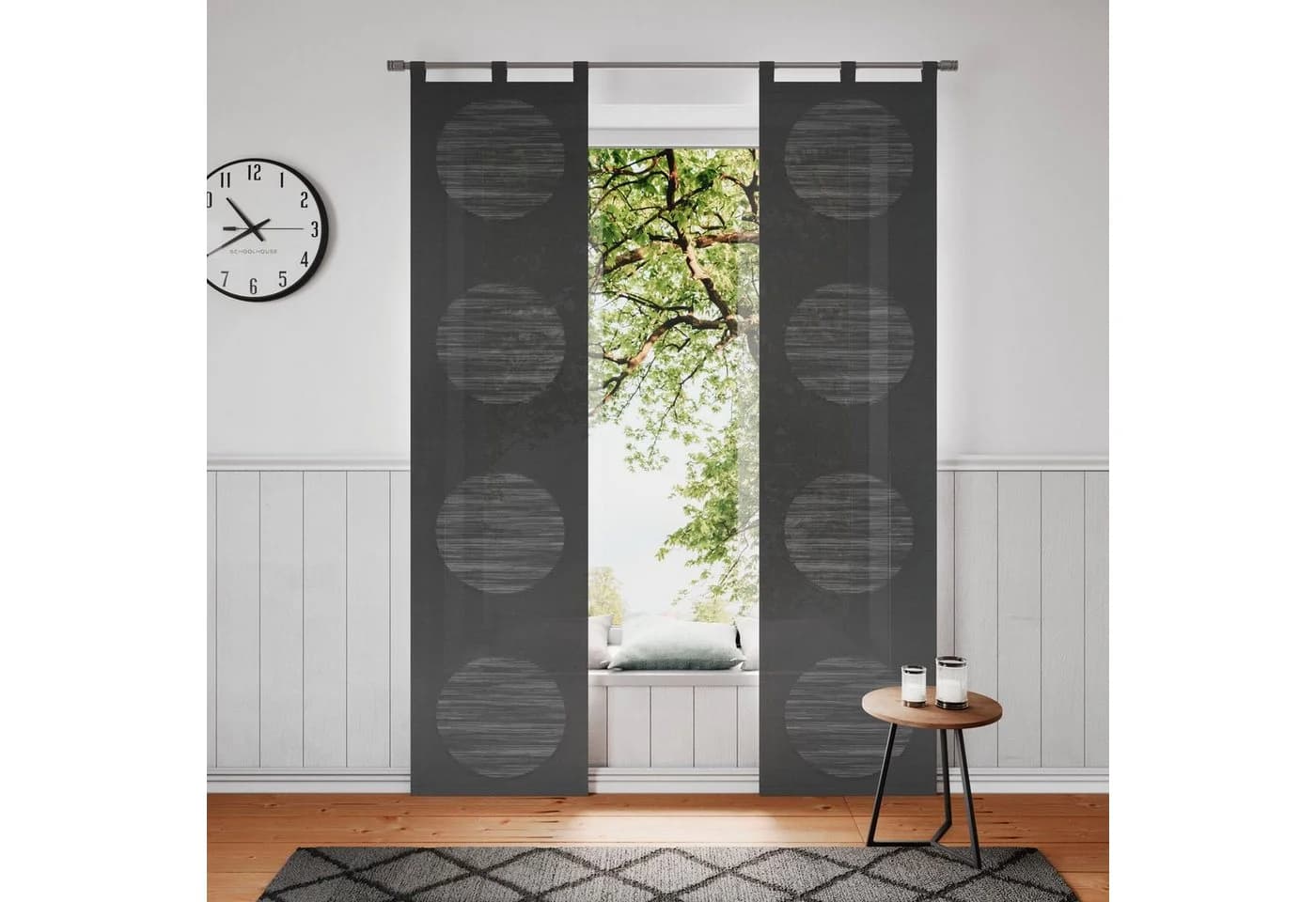 Schiebegardine NEUTEX FOR YOU Padova Anthrazit Polyester