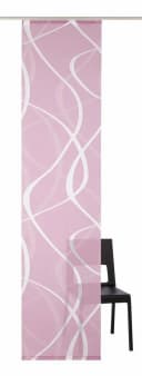 Neutex for you! Schiebegardine Rumbek Halbtransparent Rosa Bild 1