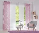 Neutex for you! Schiebegardine Rumbek Halbtransparent Rosa Bild 2