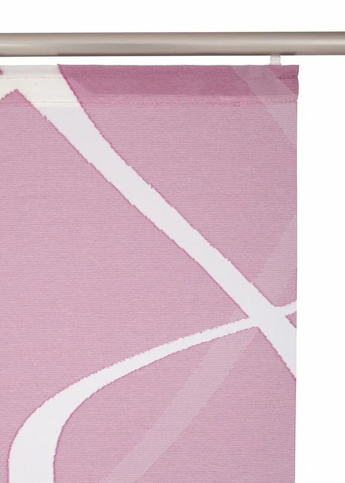 Neutex for you! Schiebegardine Rumbek Halbtransparent Rosa - Bild 3