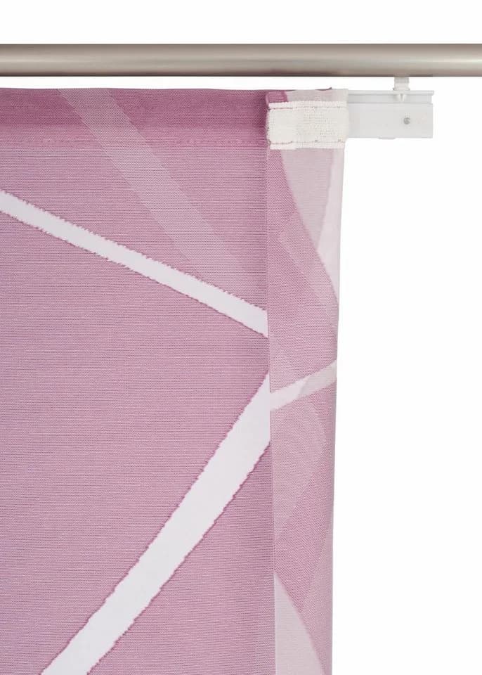 Neutex for you! Schiebegardine Rumbek Halbtransparent Rosa - Bild 4