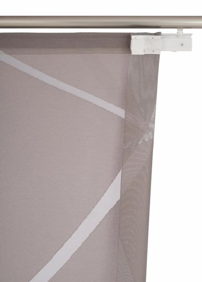 Schiebegardine Neutex for you! Rumbek Grau Polyester - Bild 4