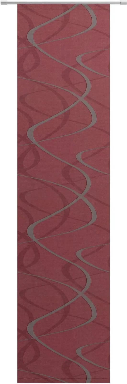 Schiebegardine Neutex for you Pelotas Rot Scherli Polyester