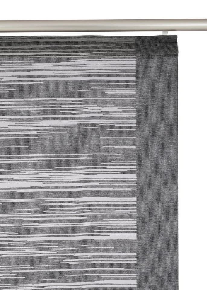 NEUTEX FOR YOU Schiebegardine Padova Anthrazit Scherli Polyester - Bild 4