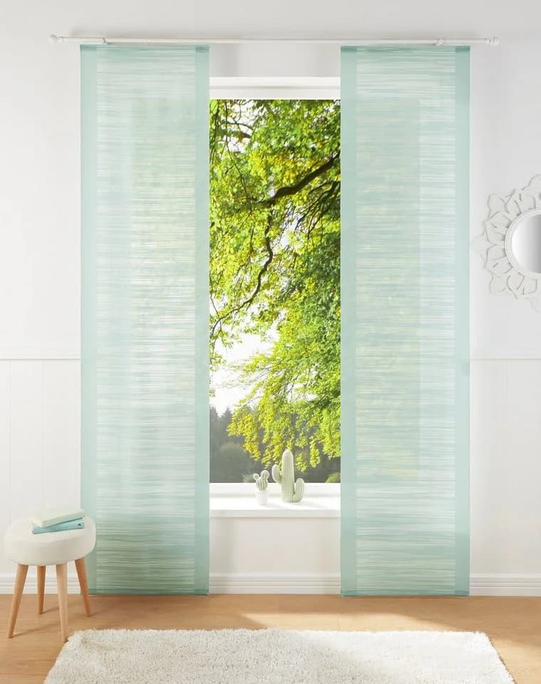 Neutex for You Schiebegardine Padova Mint Scherli Polyester