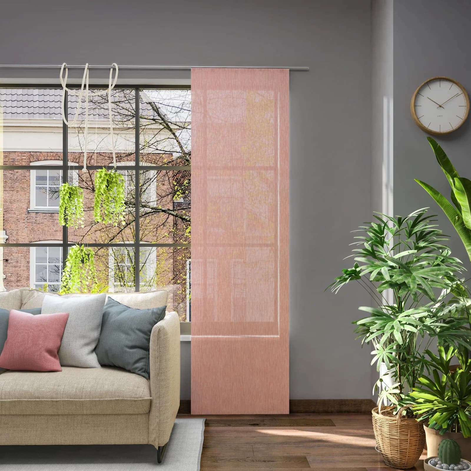 Neutex for you! Schiebegardine Libre-ECO Koralle 100% Recycelt