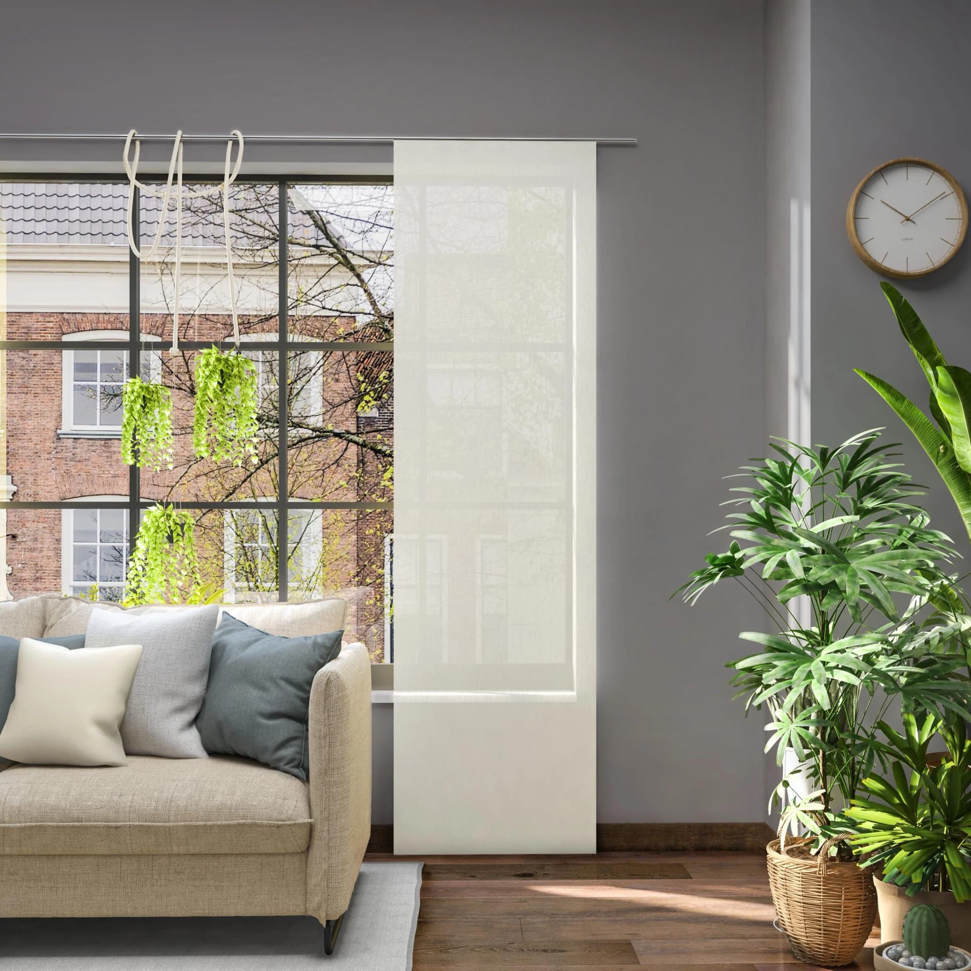 NEUTEX FOR YOU Schiebegardine Libre-ECO Creme 60x245cm