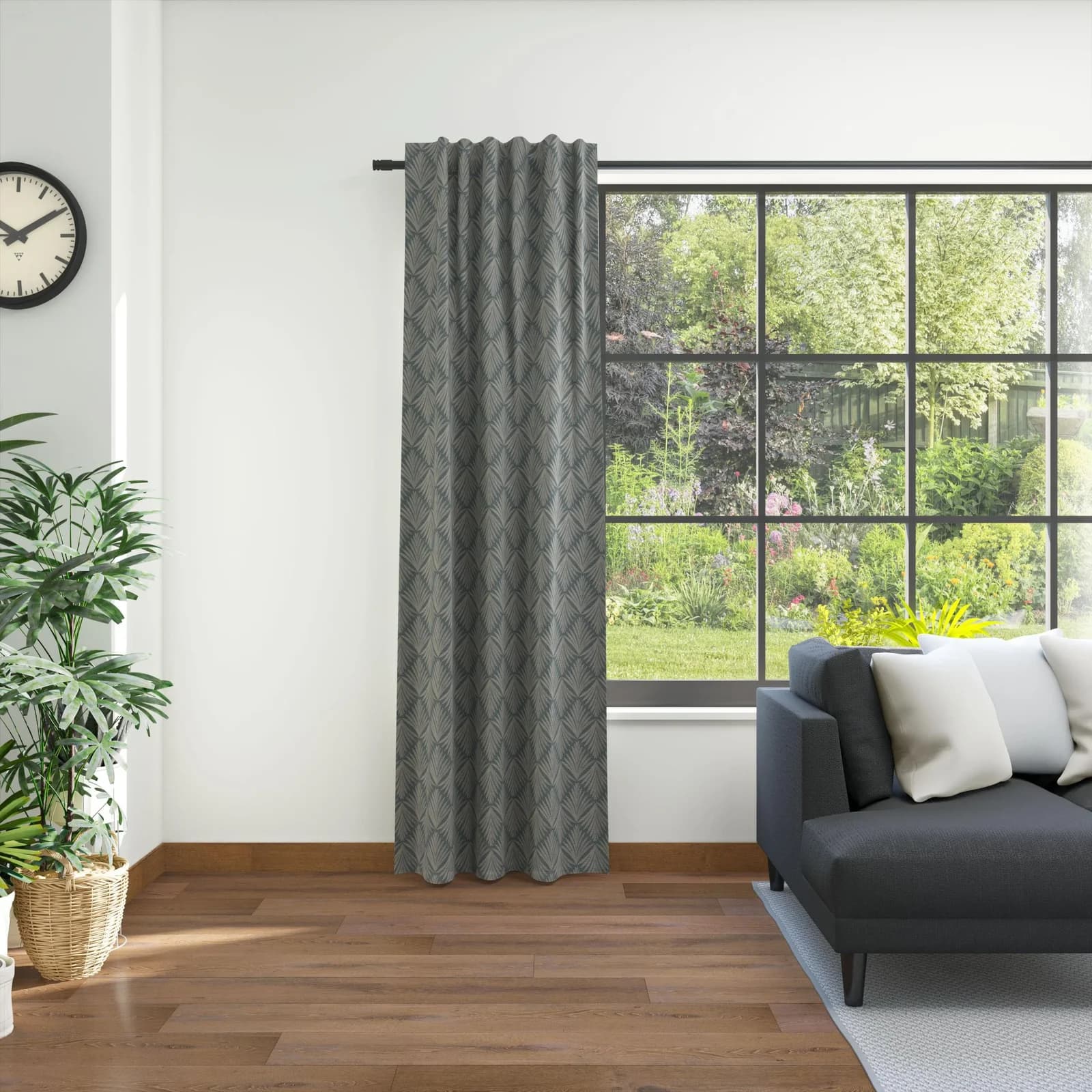 NEUTEX FOR YOU Vorhang Como Marineblau Modern Klassisch Polyester