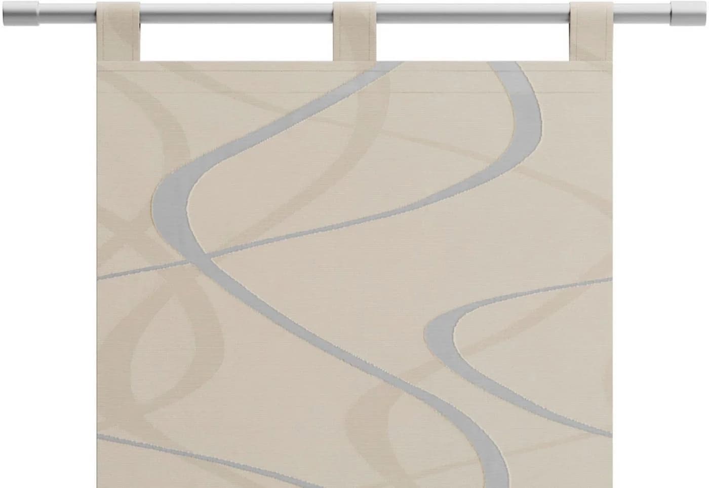Schiebegardine Neutex for you! Pelotas Beige Scherli Polyester - Bild 3