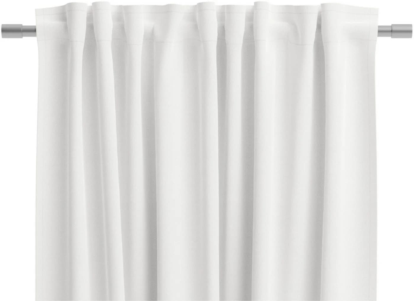 NEUTEX FOR YOU Linessa Vorhang Weiß Jacquard Schlaufen Blickdicht - Bild 3