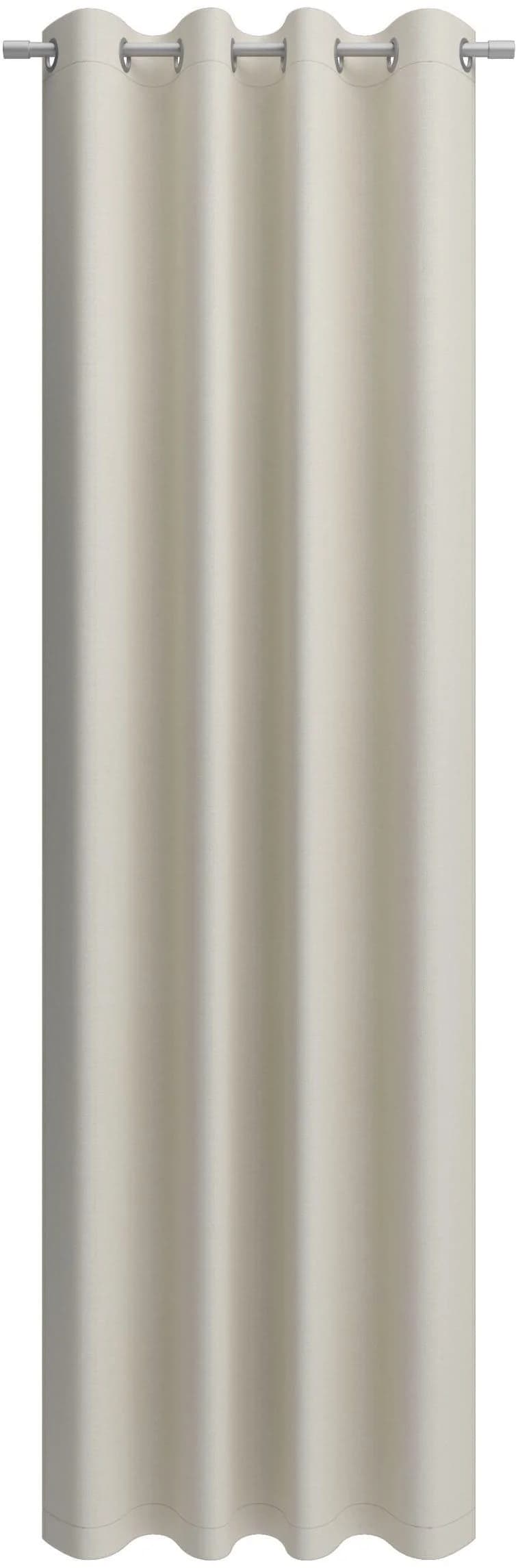 Neutex for you! Vorhang Linessa Beige Ösenschal Blickdicht