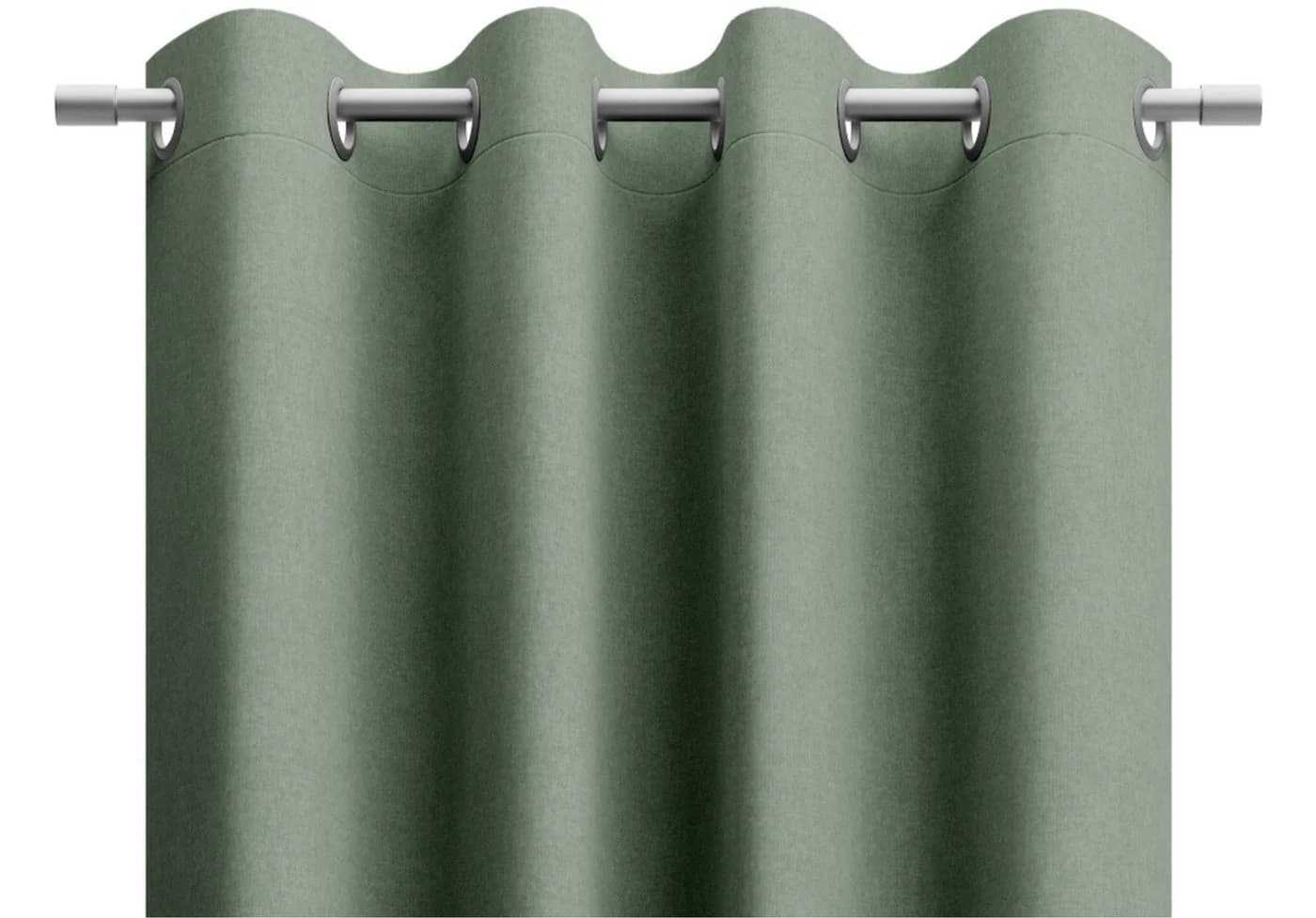 Neutex for you Vorhang BELMONDO Salbeigrün Polyester Uni - Bild 3