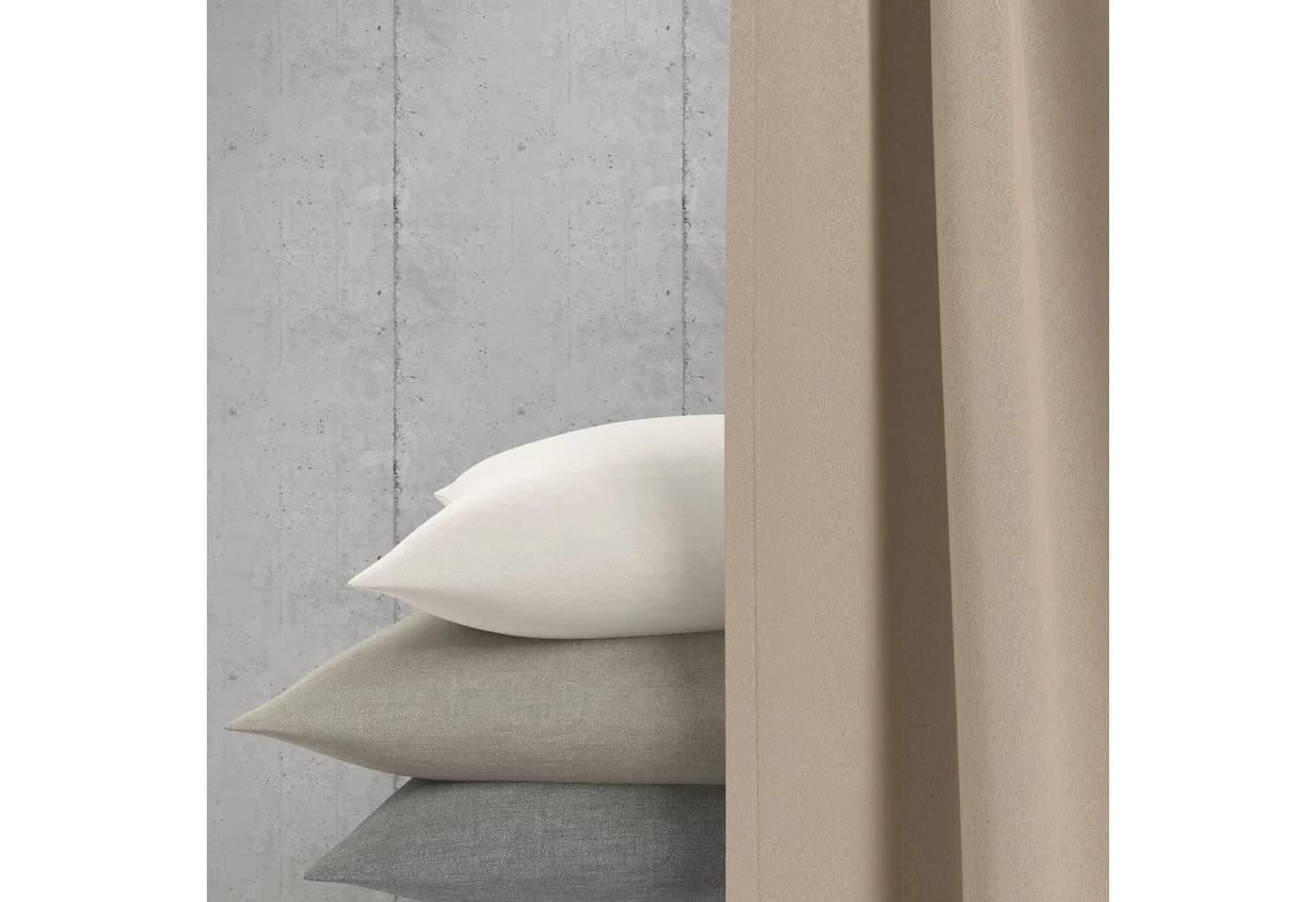 Neutex for you! Verdunkelungsvorhang INSULA Beige Uni-Dimout - Bild 4