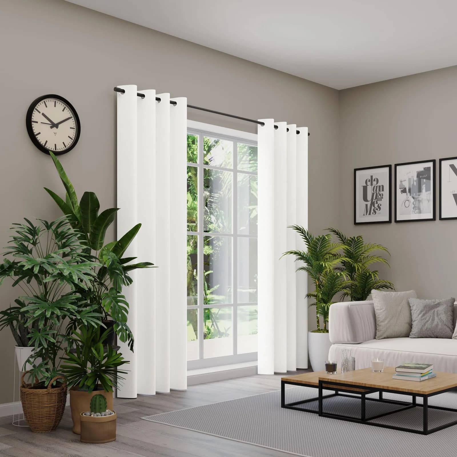 Neutex for you VELVETDREAM Vorhang Weiß Blackout Samt