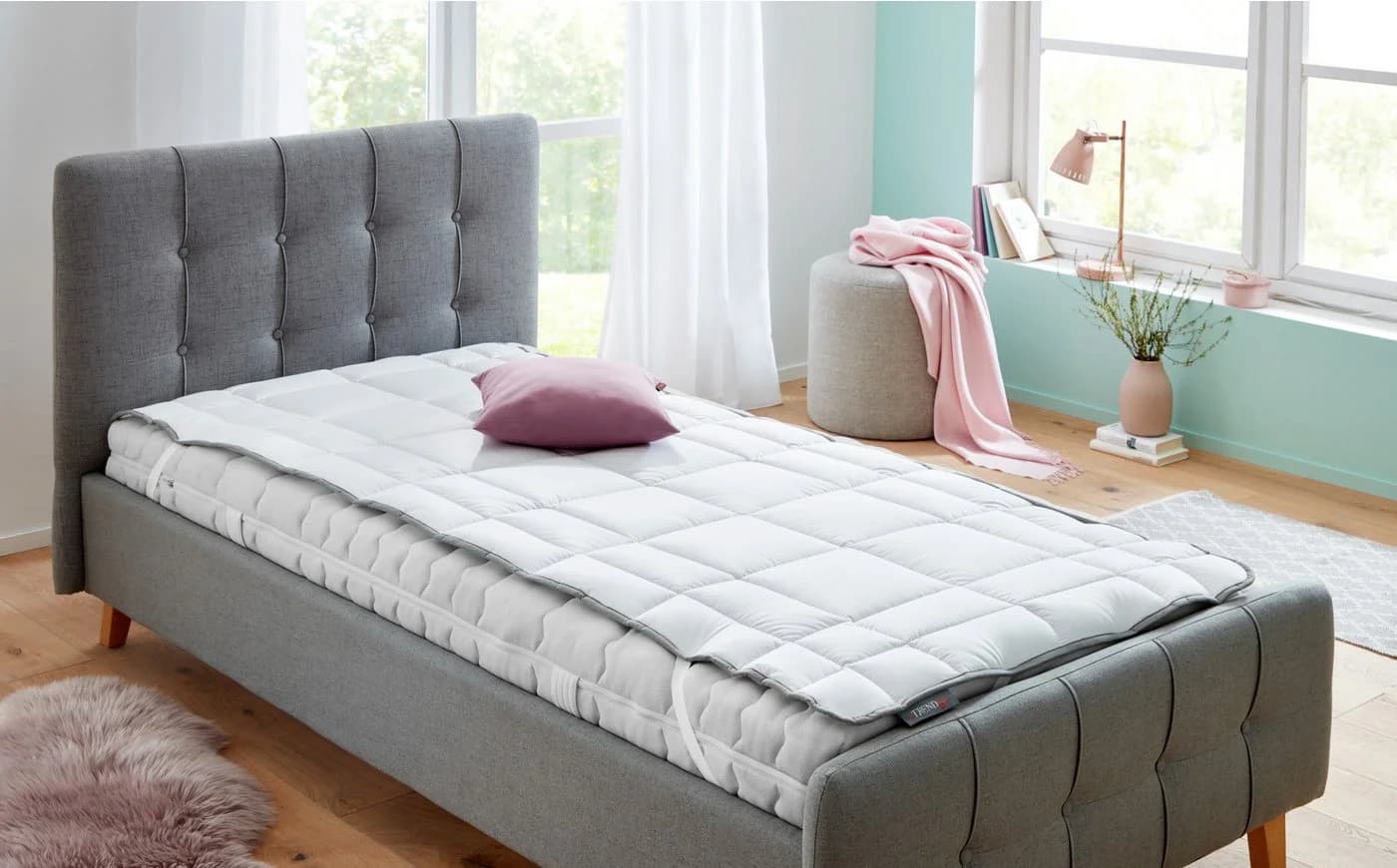 Badenia Trendline® Clean Cotton Matratzenauflage Baumwolle - Bild 3