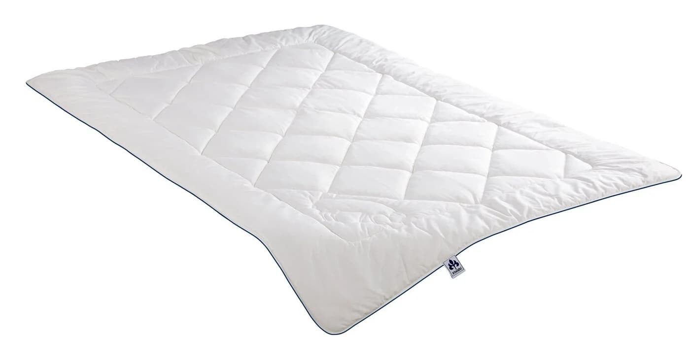 Irisette Waschwolle Mono-Steppbett 100% Schafschurwolle Baumwolle Weiss - Bild 2