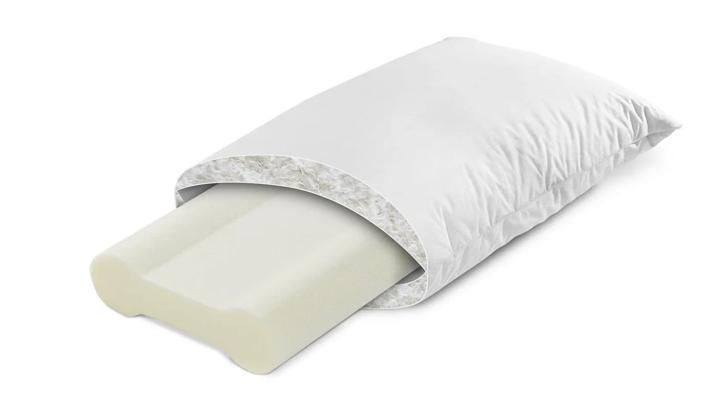 Irisette Sale 3-Kammer-Kopfkissen Theo mit Viscoschaum und Daunenfüllung - Bild 2