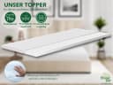 Dreamstar Matratzentopper 6cm 3 Härtegrade Komfortschaum Bild 3