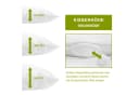 irisette GREENLINE Kopfkissen Megafil® Bio 100% Polyester Bio-Baumwolle Bild 4