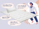 Badenia Trendline Microfaserbettdecke + Kissen Set Essentials Warm Bild 1