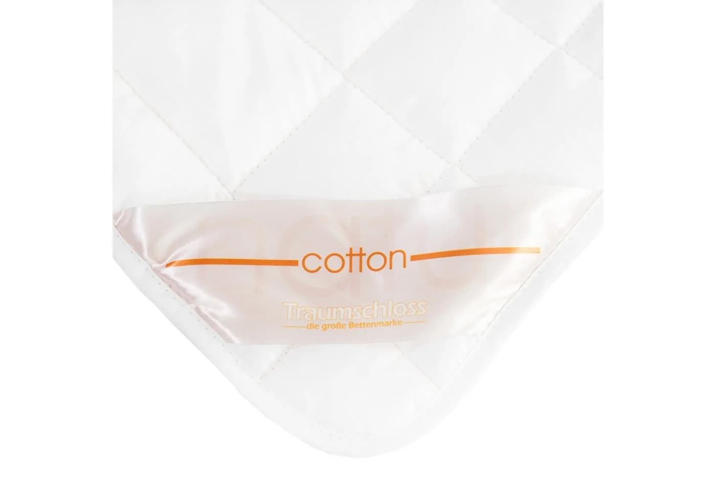 Matratzenauflage Cotton Traumschloss, Unterbett mit 4 Eckspanngummis - Bild 3