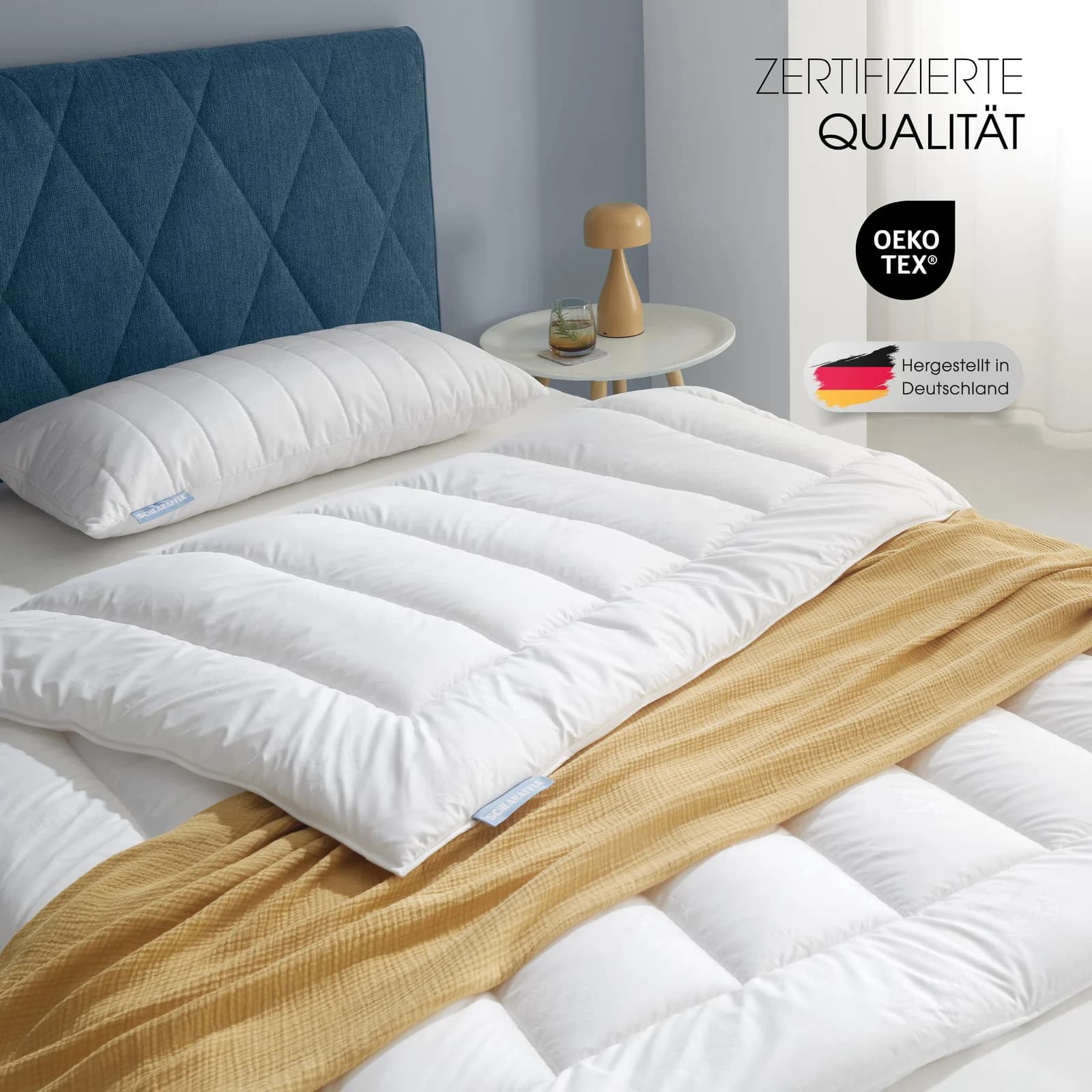 Schlaraffia POLLY Steppbett Ganzjahresdecke Weiß Polyester