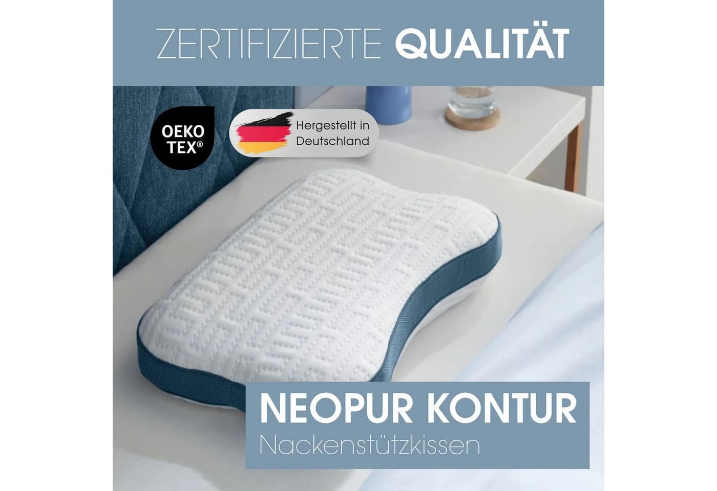 Schlaraffia Nackenstützkissen Neopur Weiß - Bild 4