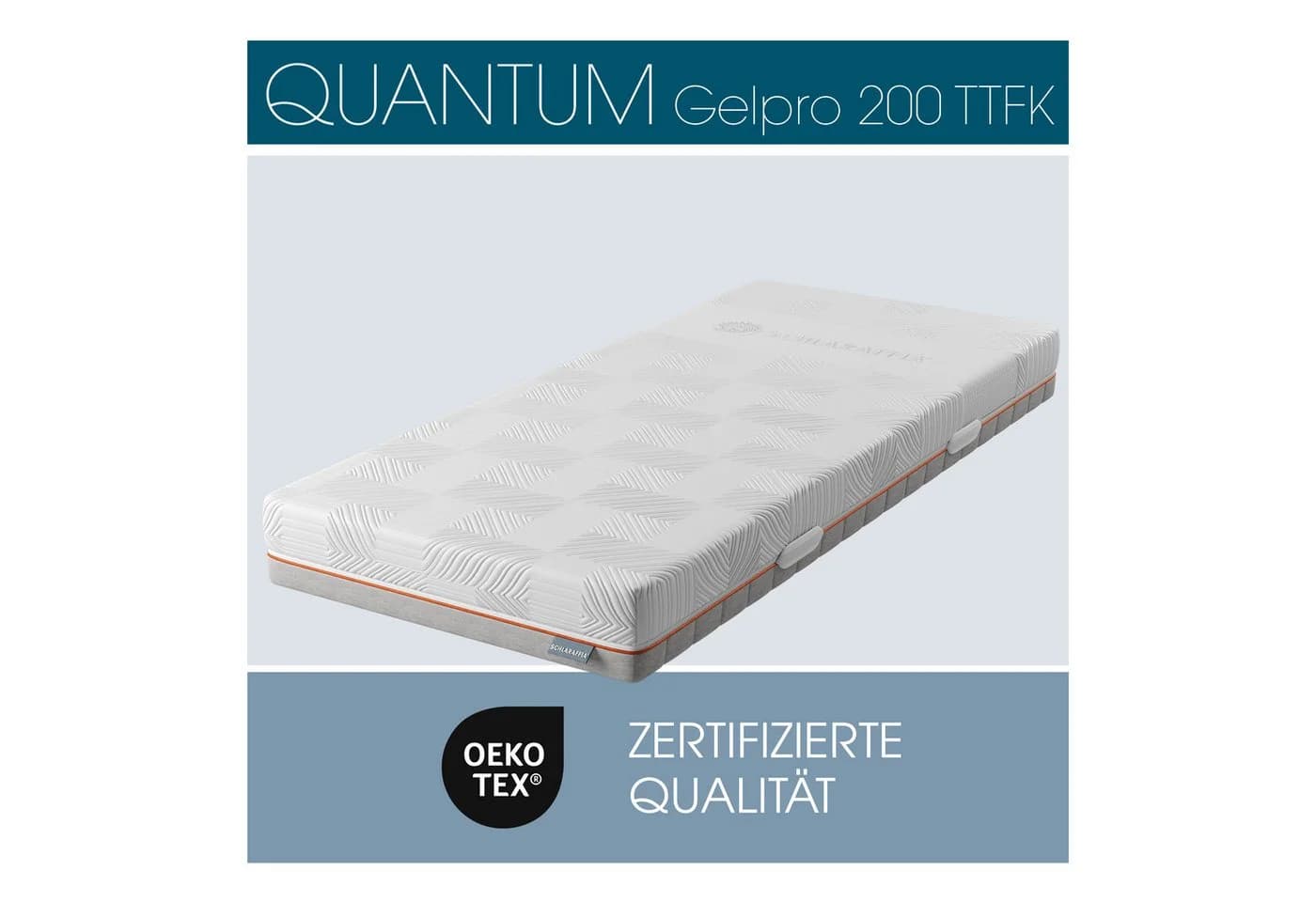 Schlaraffia Quantum GelPro 200 TTFK Taschenfederkernmatratze 7 Zonen GelPro - Bild 5