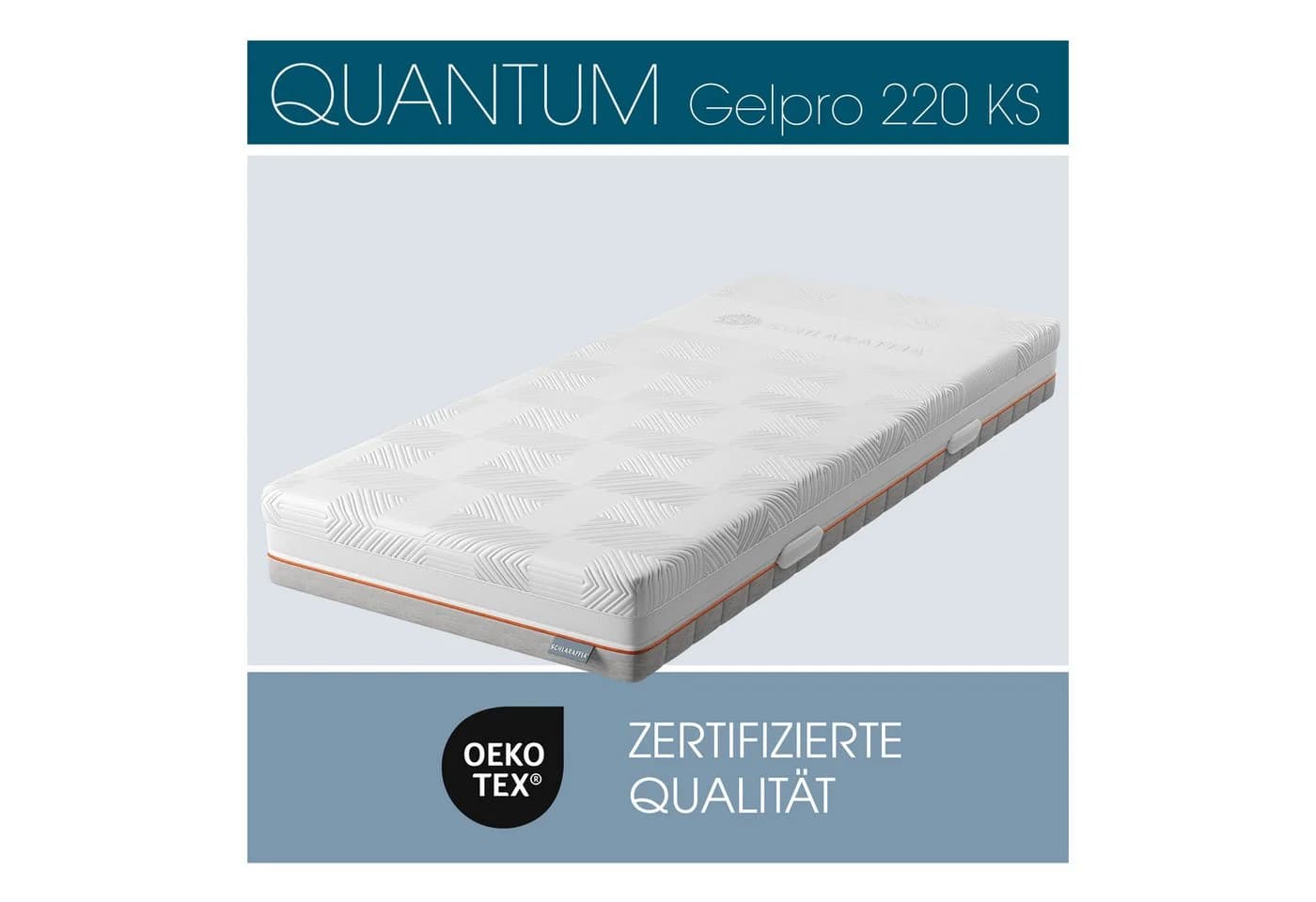 Schlaraffia Quantum GelPro 220 KS Kaltschaummatratze 7 Zonen Weiß - Bild 5
