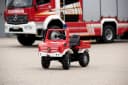 ROLLY TOYS rollyUnimog Fire Tretfahrzeug Rot mit rollyFlashlight Bild 1