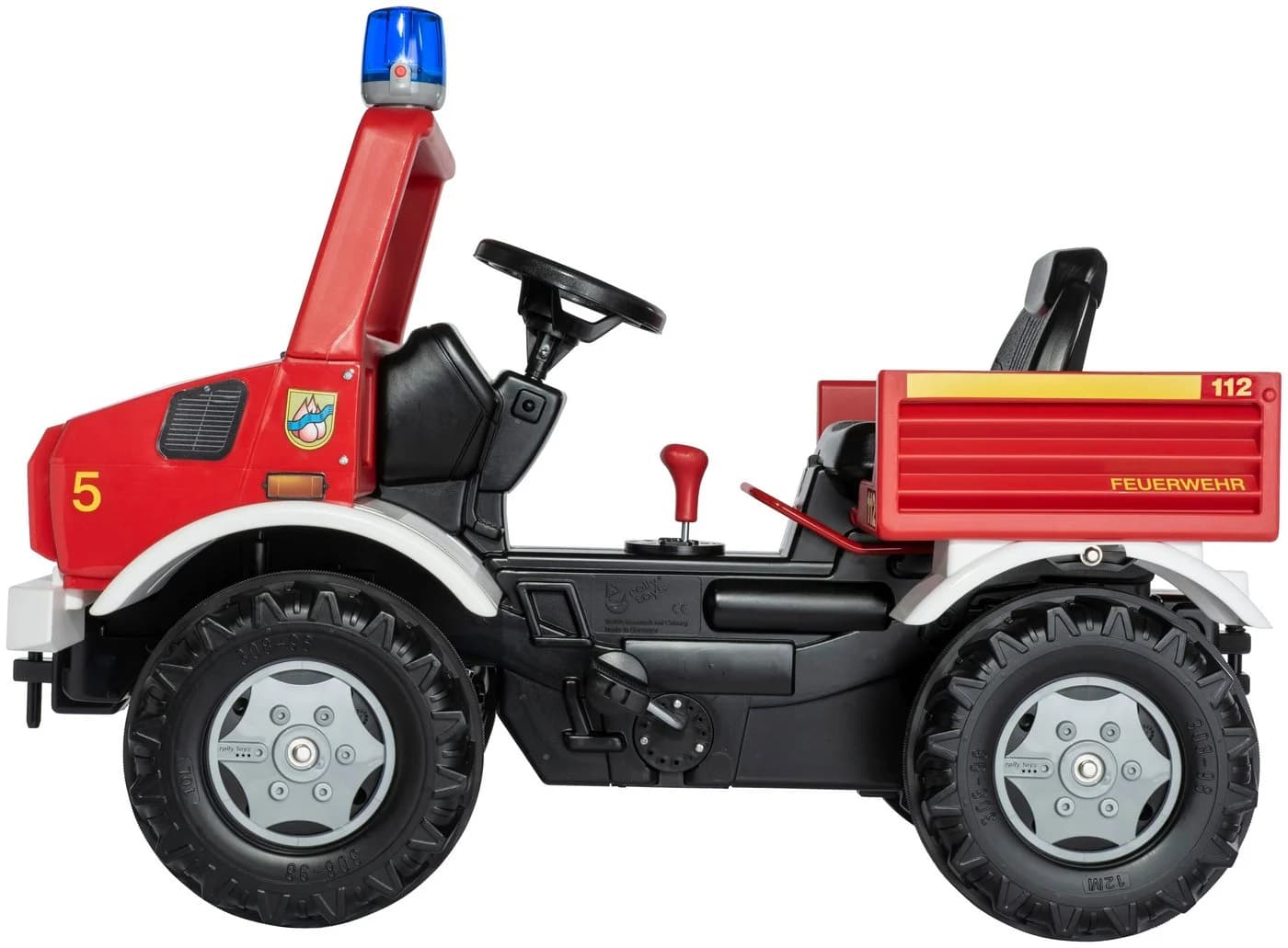 ROLLY TOYS rollyUnimog Fire Tretfahrzeug Rot mit rollyFlashlight - Bild 3