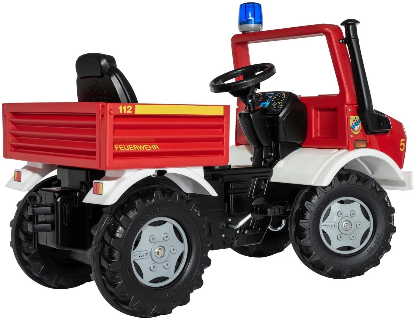 ROLLY TOYS rollyUnimog Fire Tretfahrzeug Rot mit rollyFlashlight - Bild 4