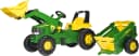 ROLLY TOYS Trettraktor John Deere mit Lader und Trailer Grün Bild 4