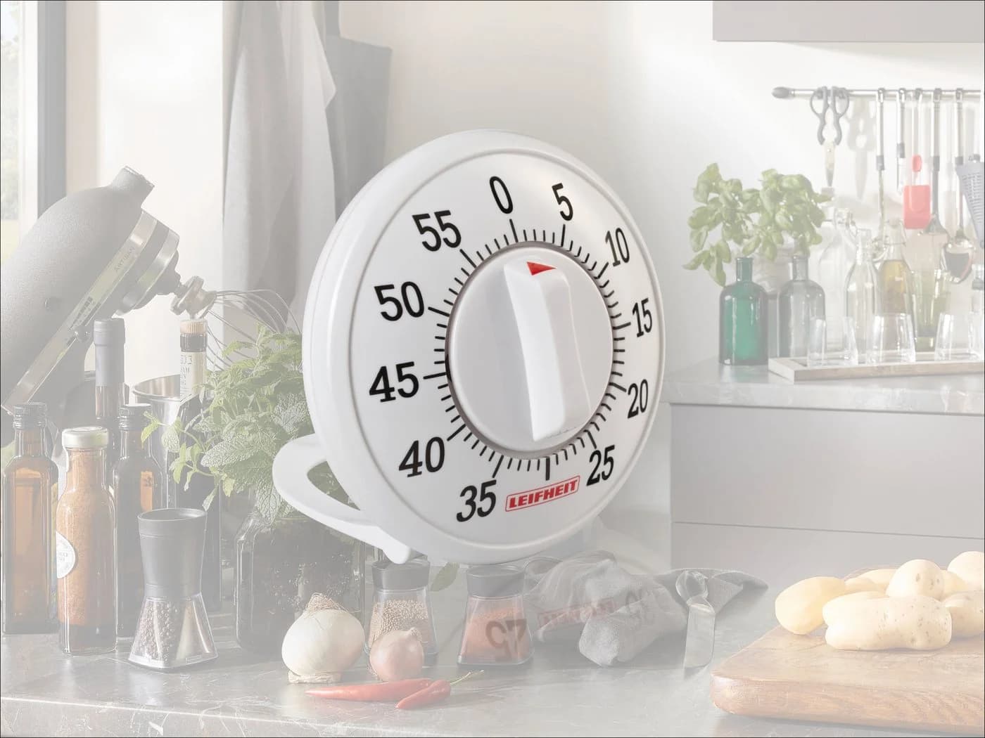 Leifheit Küchentimer Kurzzeitmesser - 60 Min Automatik Timer - Bild 1