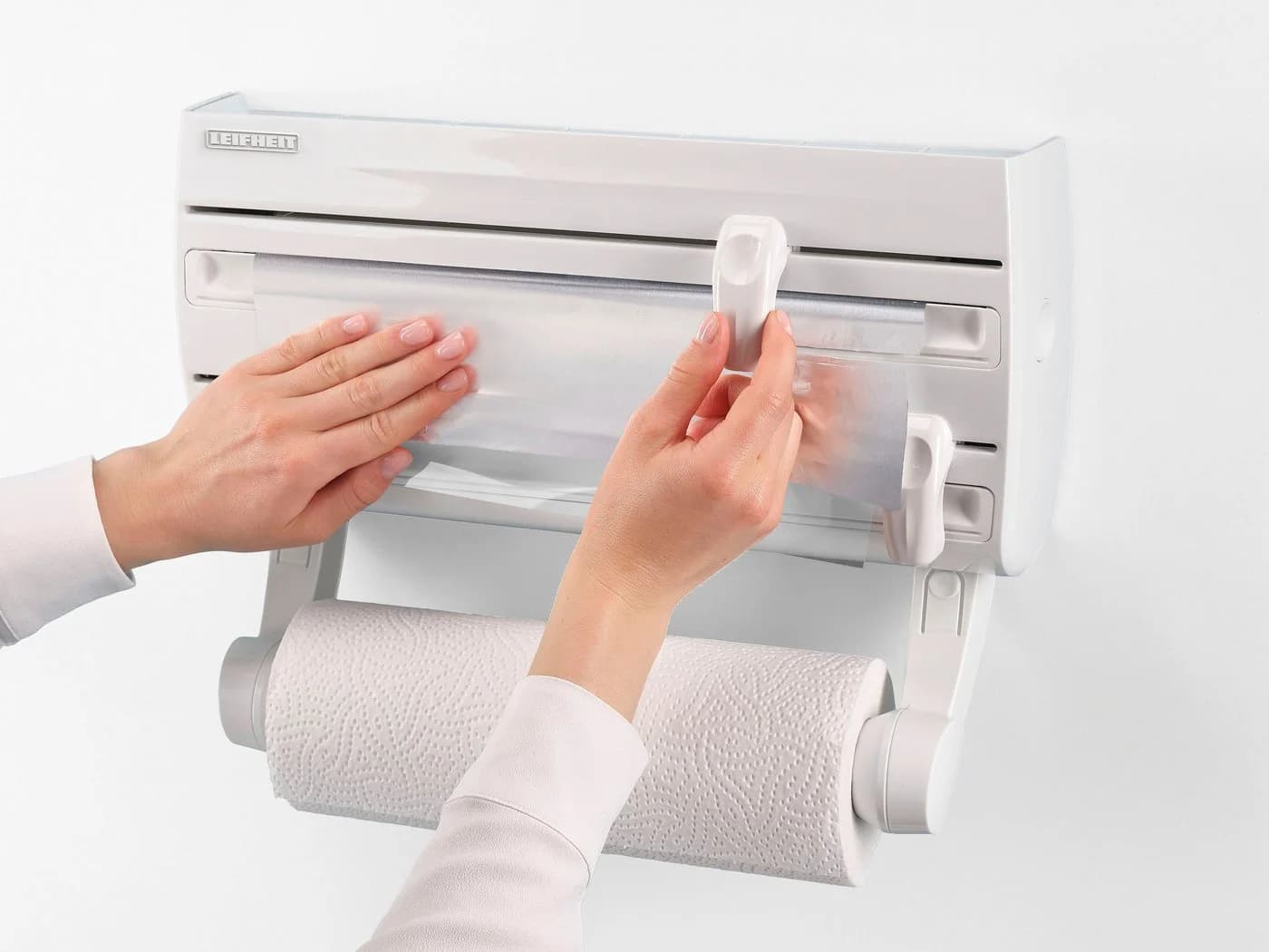 LEIFHEIT Parat F2 Wandrollenhalter Weiß 3-in-1 - Bild 3