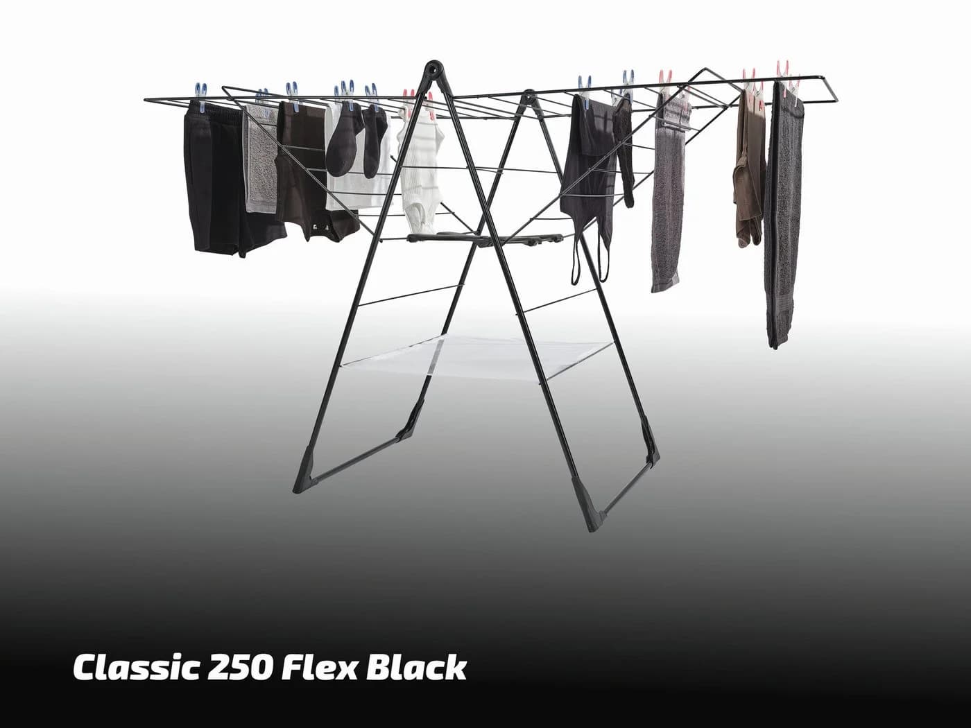 Leifheit Wäscheständer Classic 250 Flex Black 25m Trockenlänge - Bild 4